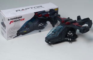 Miniatura 2 de AERONAVE MILITAR CON LUCES 286-12